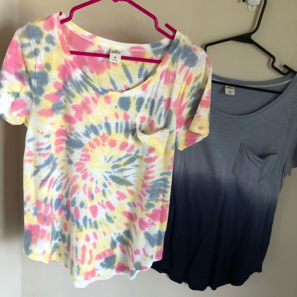 TWO Hollister Pocket Tees ❗️ Medium